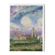 Doppelkarte mit Umschlag,  James  Ensor,  Blick auf Mariakerke