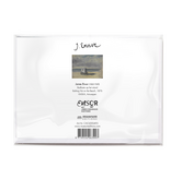 Doppelkarte mit Umschlag  James  Ensor, Badehütte am Strand