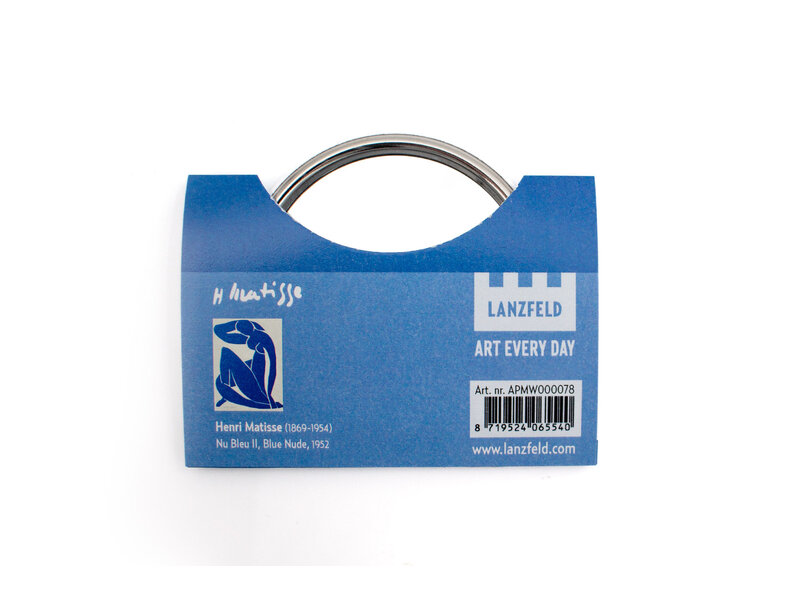 Taschen spiegel Ø 80 mm,  Matisse, Blue lady