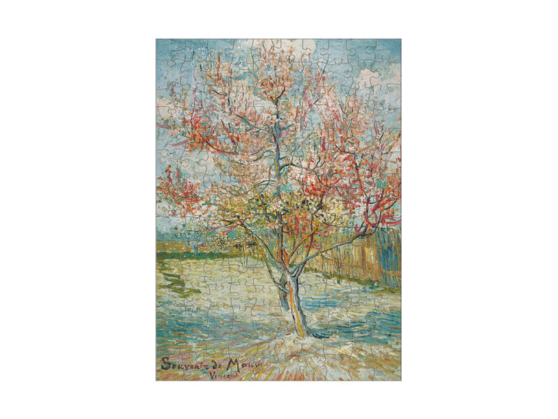 Mini Kunst puzzel, 150 stukjes,Vincent van Gogh,  Perzik bloesem