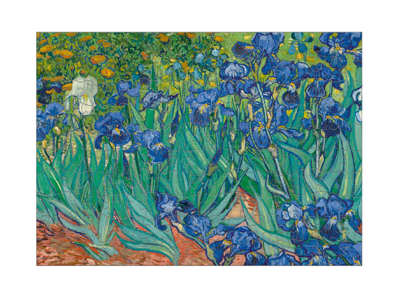 Mini Kunst puzzel,, Irissen, Vincent van Gogh
