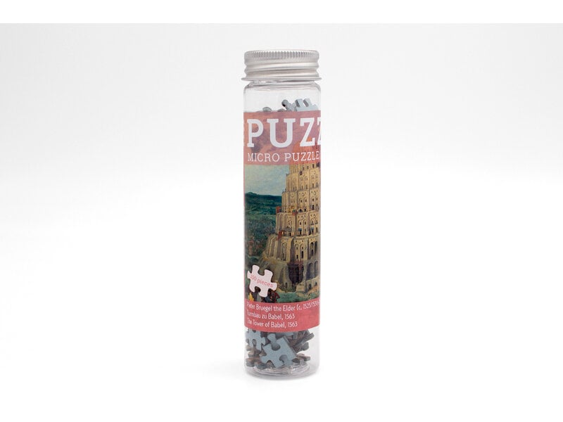 Micro puzzle in tube, 150 pieces Breughel, Tower of Babel
