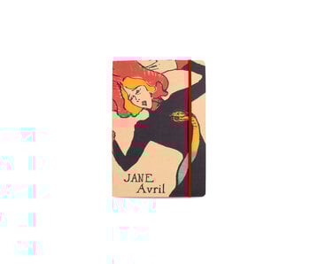 Cuaderno de tapa blanda, A5,  Toulouse Lautrec, Jane Avril
