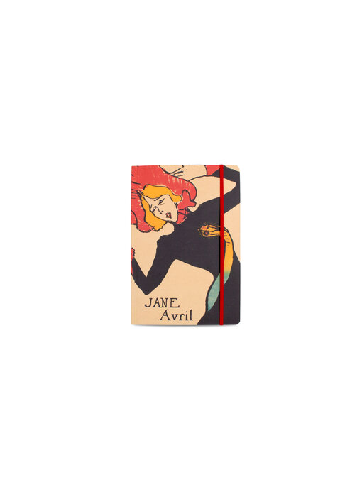 Cuaderno de tapa blanda, A5,  Toulouse Lautrec, Jane Avril