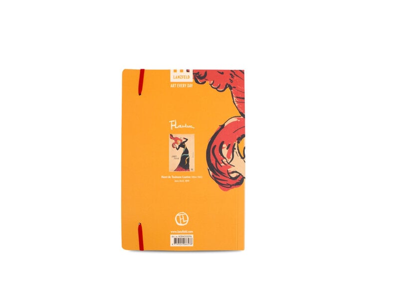 Softcover notitieboekje, A5, Toulouse Lautrec, Jane Avril