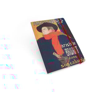Softcover notitieboekje, A5, Toulouse Lautrec, Aristide Bruant Ambas