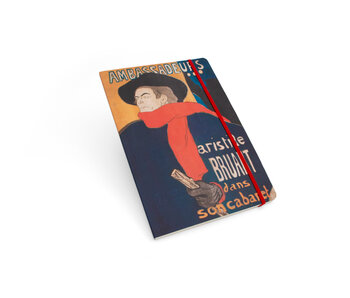 Softcover-Notizbuch, A5, Toulouse Lautrec, Aristide Bruant Ambas