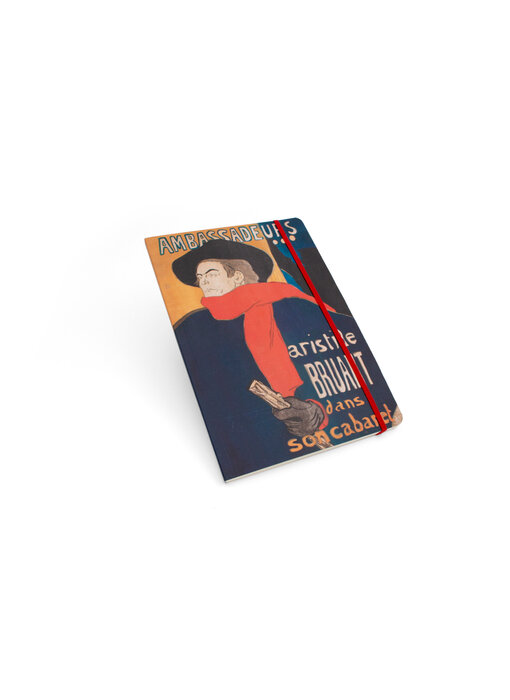 Softcover notitieboekje, A5, Toulouse Lautrec, Aristide Bruant Ambas