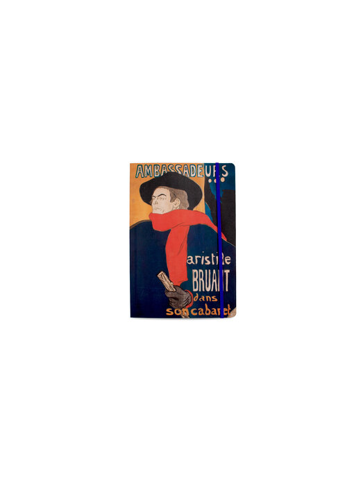 Cuaderno de tapa blanda, A5,  Toulouse Lautrec, Aristide Bruant Ambas