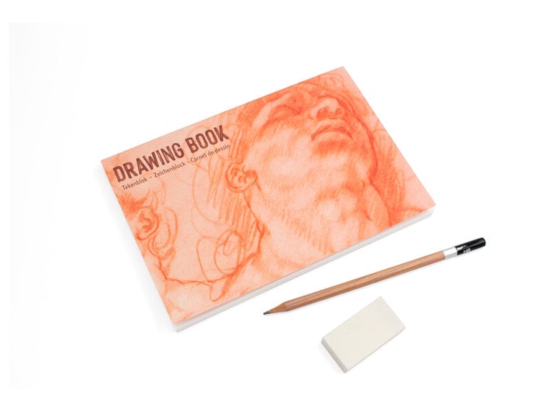 Teken boek,  A5,  Hendrick Goltzius, 2 mannen hoofden