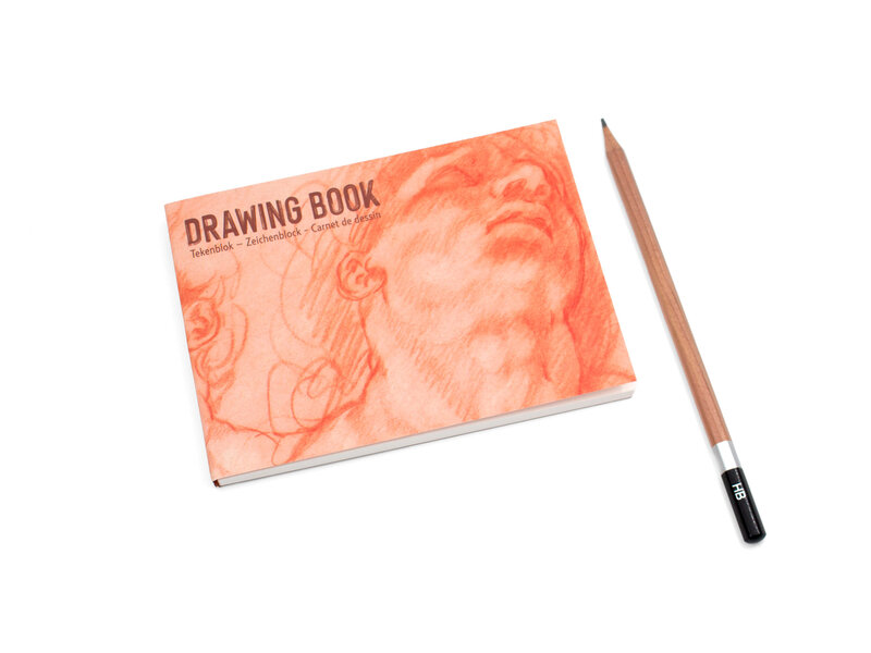 Carnet de dessin, A6 , Hendrick Goltzius, deux têtes d’hommes