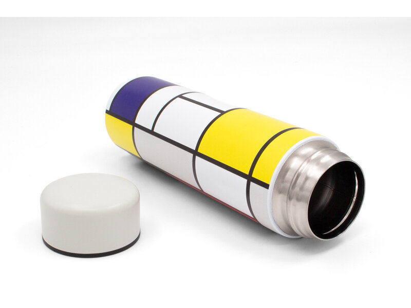 Travel Thermos, bottle, Piet Mondrian