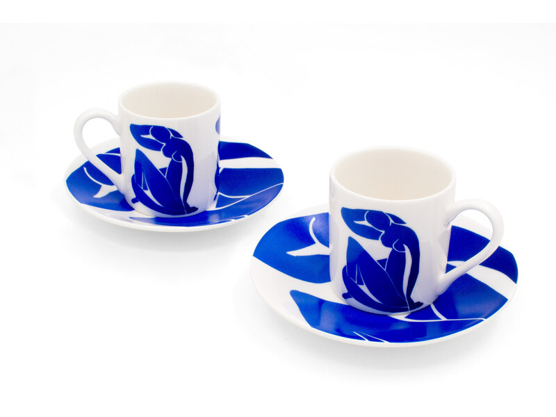 Espresso set, Matisse, Blue Lady