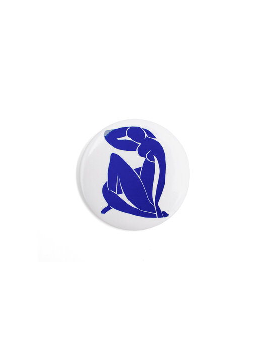 Pocket Mirror , Ø 80 mm, Matisse, Blue lady