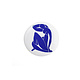 Spiegeltje, Ø 80 mm, Matisse, Blue lady