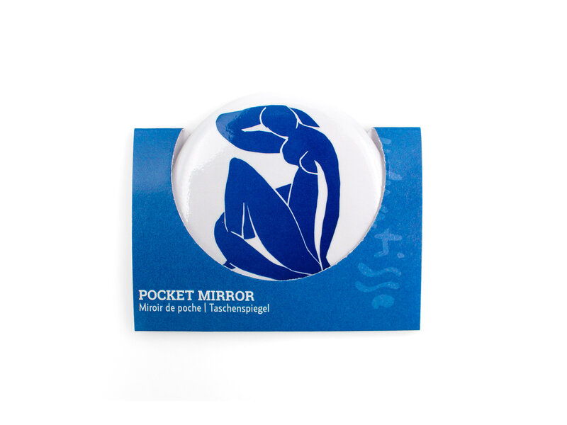 Pocket Mirror W, Ø 80 mmMatisse, Blue lady