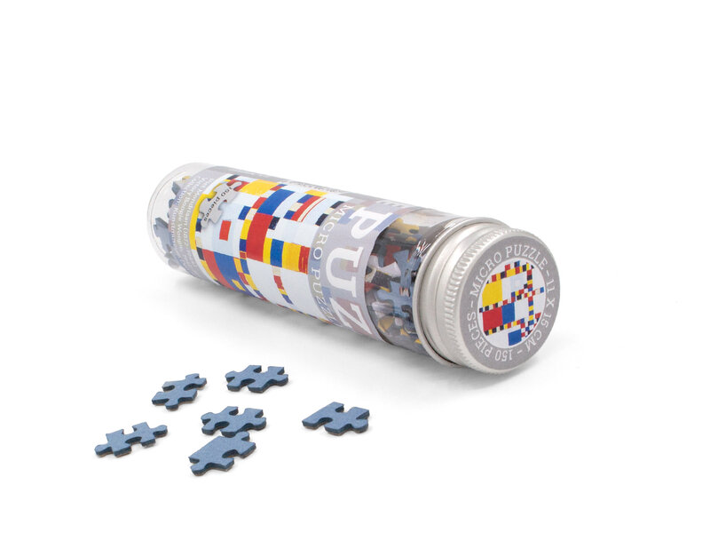 Micro puzzle in tube, Mondriaan, Boogie Woogie