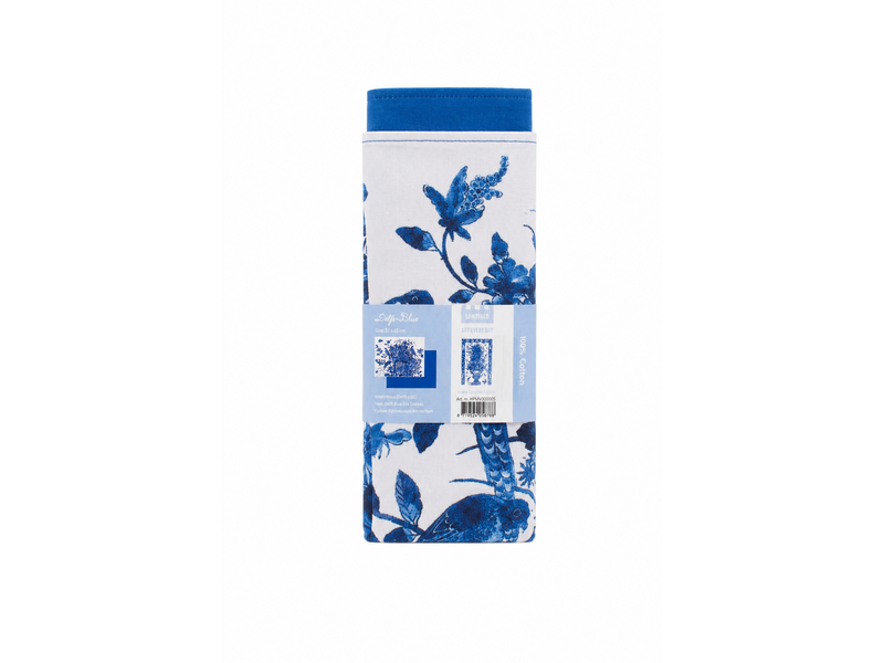 Katoenen placemats - set van 2 - Delfts Blauwe Vogels