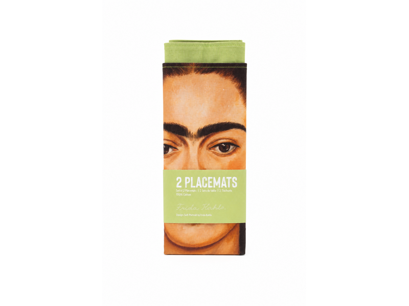 Platzsets aus Baumwolle – 2er-Set –  Frida Kahlo