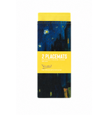Katoenen placemats - set van 2 -   Vincent van Gogh, Cafe terras