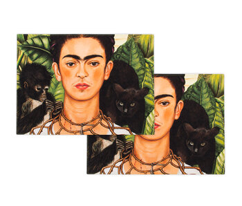 Manteles individuales de algodón - juego de 2 -  Frida Kahlo