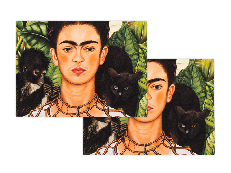 Katoenen placemats - set van 2 -  Frida Kahlo
