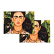 Katoenen placemats - set van 2 -   Frida Kahlo