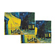 Platzsets aus Baumwolle – 2er-Set –Van Gogh, Cafe terras