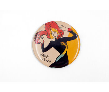 Spiegeltje, Ø 80 mm,  Toulouse Lautrec, Jane Avril