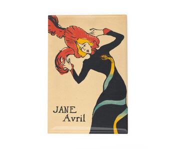 Imán de nevera,  Toulouse Lautrec, Jane Avril