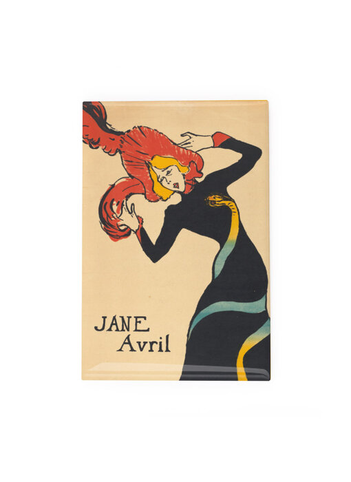 Koelkastmagneet,  Toulouse Lautrec, Jane Avril