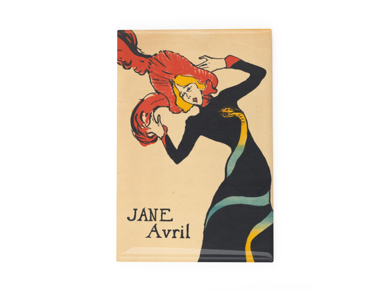 ijskast magneet, Toulouse Lautrec, Jane Avril