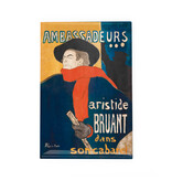 Fridge Magnet ,  Toulouse Lautrec, Aristide Bruant Ambassadeur