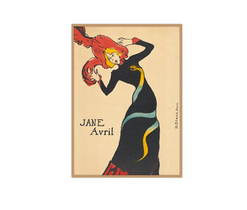 Cartel, 50x70  cm,   Toulouse Lautrec, Jane Avril