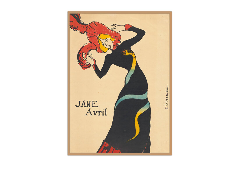 Poster, 50x70  cm,   Toulouse Lautrec, Jane Avril
