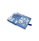 Set mit 2 Kartenspielen, Delfter Blaue Vögel