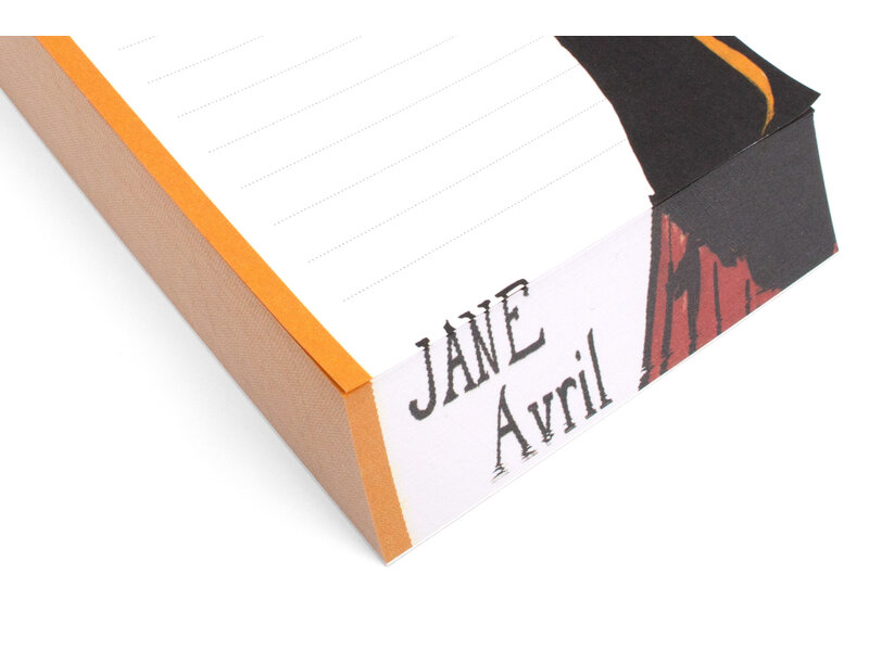 Memo blocnote,Toulouse-Lautrec, Jane Avril