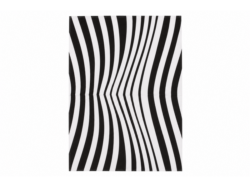 Tea Towel, Black and White