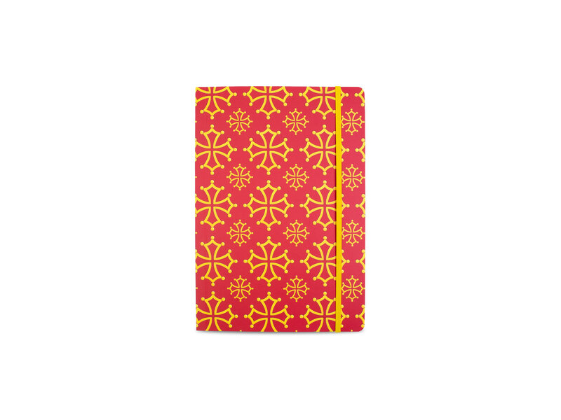 Softcover notitieboekje, A5,  Kruis van Occitanië
