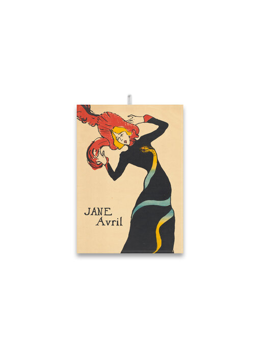 Theedoek,  Toulouse Lautrec, Jane Avril
