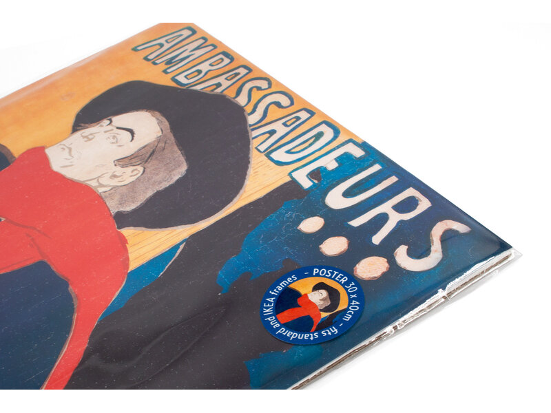 Mini-Poster, A3, Toulouse Lautrec,Aristide Bruant Ambassadeurs