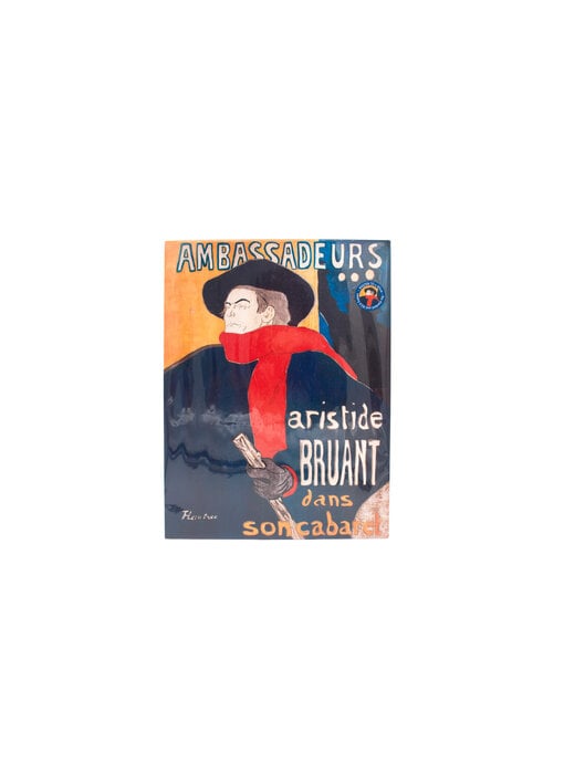 Miniposter, A3, Toulouse Lautrec, Aristide Bruant Ambassadeurs