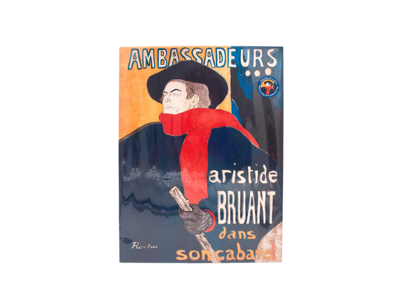 Mini-Poster, A3, Toulouse Lautrec,Aristide Bruant Ambassadeurs