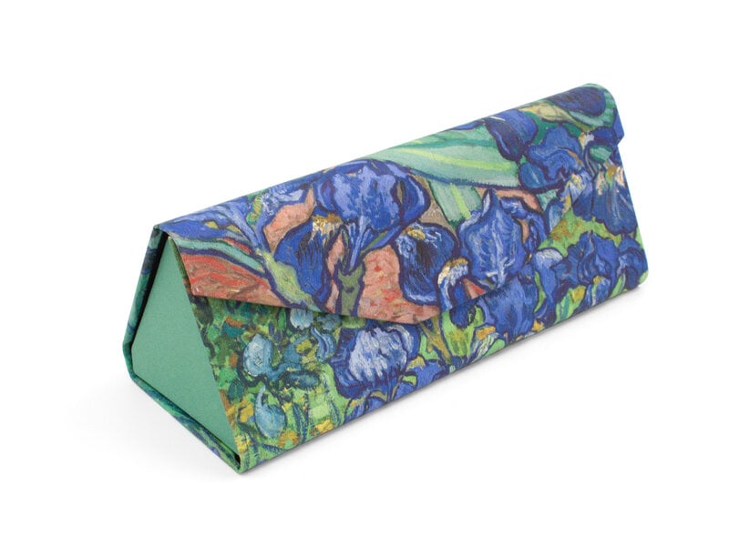 Foldable spectacle case+ lens cloth , Vincent van Gogh, Irisses
