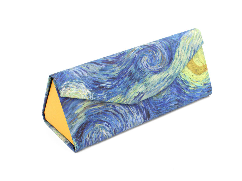 Faltbares Brillenetui+ Brillenputztuch, Vincent van Gogh, Sternennacht
