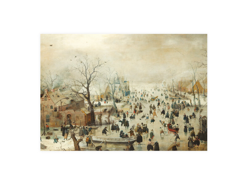 Postcard, 10 x 15 cm, Avercamp, winterlandschap