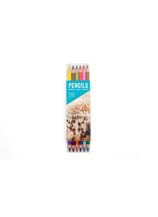 Colouring Pencil Flat Pack, Avercamp, Winterlandscape