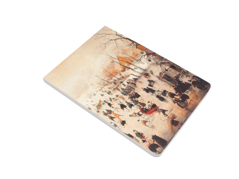 Blanco notitieblok A6,  Avercamp, Winterlandscape