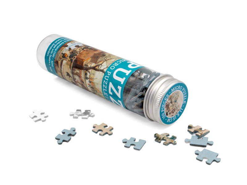 Mini Kunst puzzel,   Avercamp, Winterlandscape
