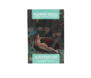 Postkaart met zaadzakje en bloemenzaadmengsel; De Droom, Henri Rousseau